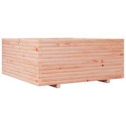 Helloshop26 - Jardinière bac lit surélevé plantes fleurs terrasse jardin 110 x 110 x 49,5 cm bois massif de douglas marron 02_0037322 - 3000213835113_0