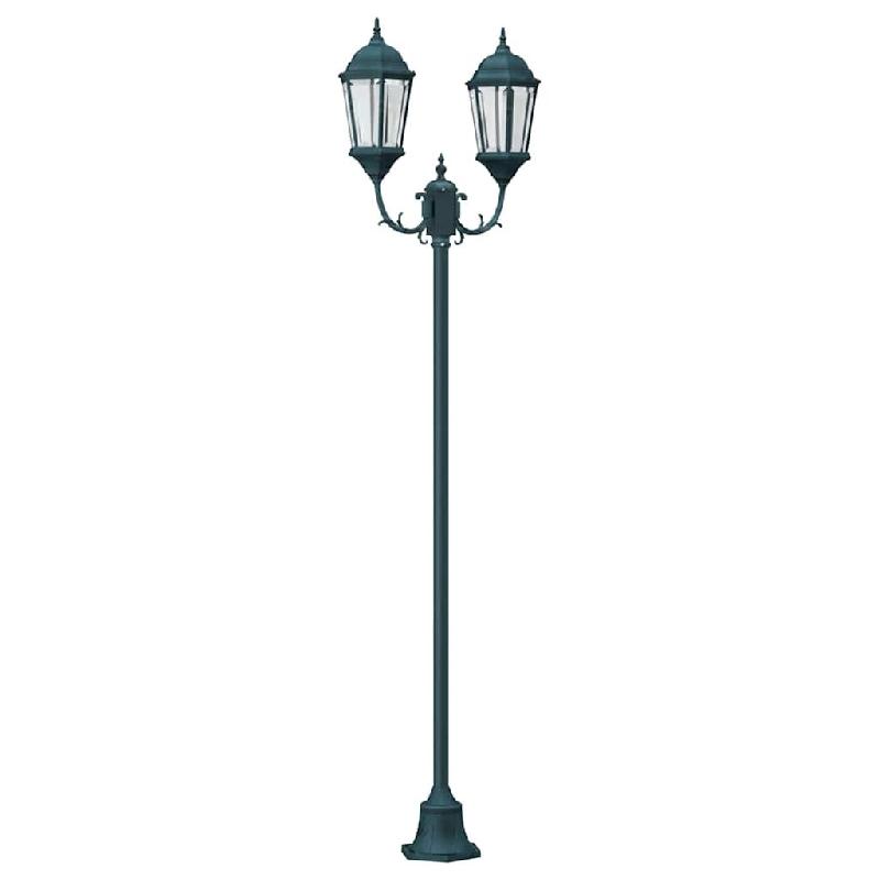 Helloshop26 - Lumière de jardin vintage brossé 68 x 20 x 235 cm design intemporel ambiance accueillante en aluminium vert 02_0058416 - vert aluminiu_0