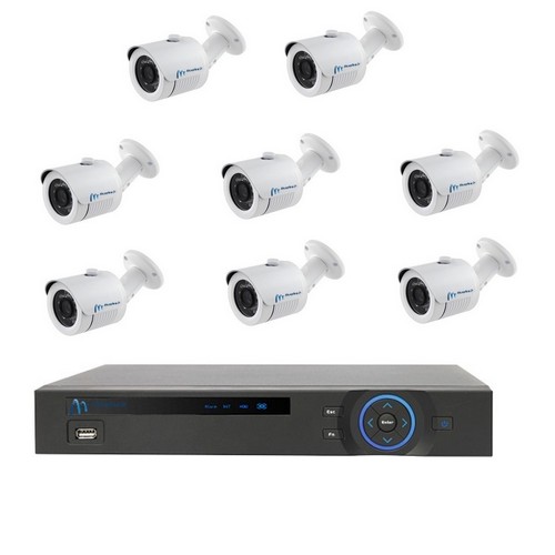 Kit de surveillance professionnel hdcvi 8 caméras 1.3 mégapixels_0