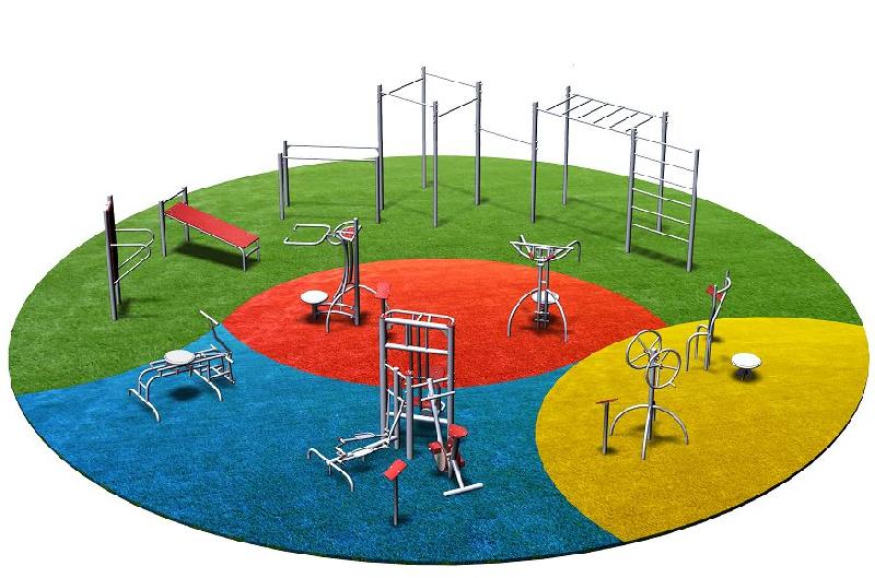 Parcours de santé fitness gamme Peps - PEPS02 - 14m de longueur et largeur_0