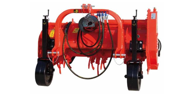 Fraises et herses rotatives PT 50 à 80 HP - Emymps - Profondeur 13 à 15 cm - Boîtier 540 g/min_0