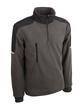 Pull de travail gris 100% polyester polaire - 340g/m² - Col montant avec fermeture à glissière_0