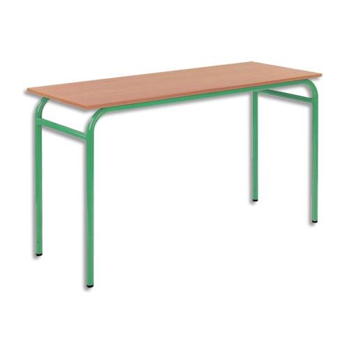 Table scolaire bipersonnelle STB L/4TAB - 130x50 cm - TDC135ST3 HV_0