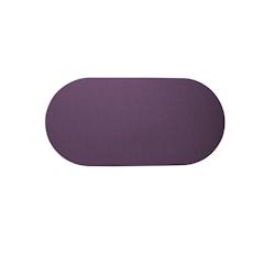 Stil Casa, set de 12 chemins de table unicolores, polyuréthane laminé cousu, 78xh. 38 cm, finition dollar lilas. - RUN7838-LID_0