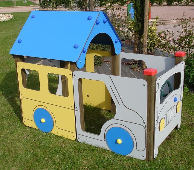 Structure de jeux pour enfants 1 à 6 ans - DEDALE CAMION_0