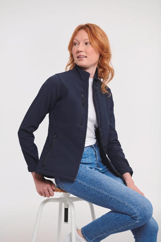 Veste softshell femme - Russell - Tissu léger respirant à 3 couches - Imperméable 5000 mm - Réf: RU140F_0