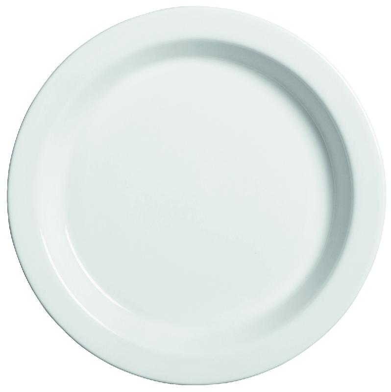 ASSIETTE PLATE ROND BLANC PORCELAINE Ø 23 CM REGITHERMIE PILLIVUYT