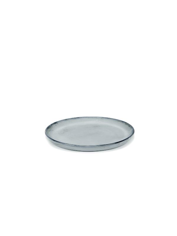ASSIETTE COUPE ROND BLEU GRÈS Ø 20 CM PURE BLUE SERAX