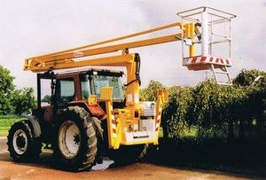 160nc-16m - nacelle sur tracteur agricole - thomas - capacité de levage : 250kg_0