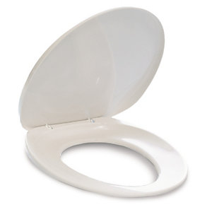 ABATTANT WC PLASTIQUE BLANC