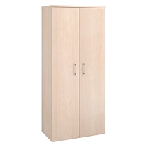 ARMOIRE HAUTE BOIS H 182 X L 80 CM AVEC PORTES BATTANTES CHÊNE CLAIR - ARCH