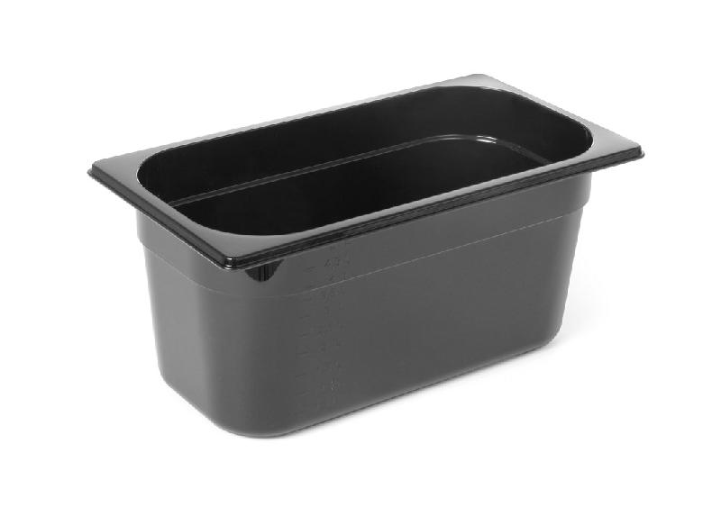 Bac gastronorme 1/3 100 mm polycarbonate noir - 862520_0