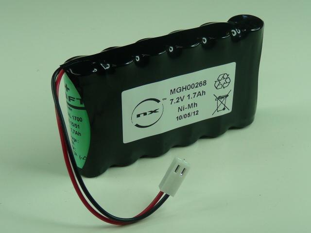 BATTERIE NIMH 6X AA 6S1P ST1 7.2V 1.7AH FC_0