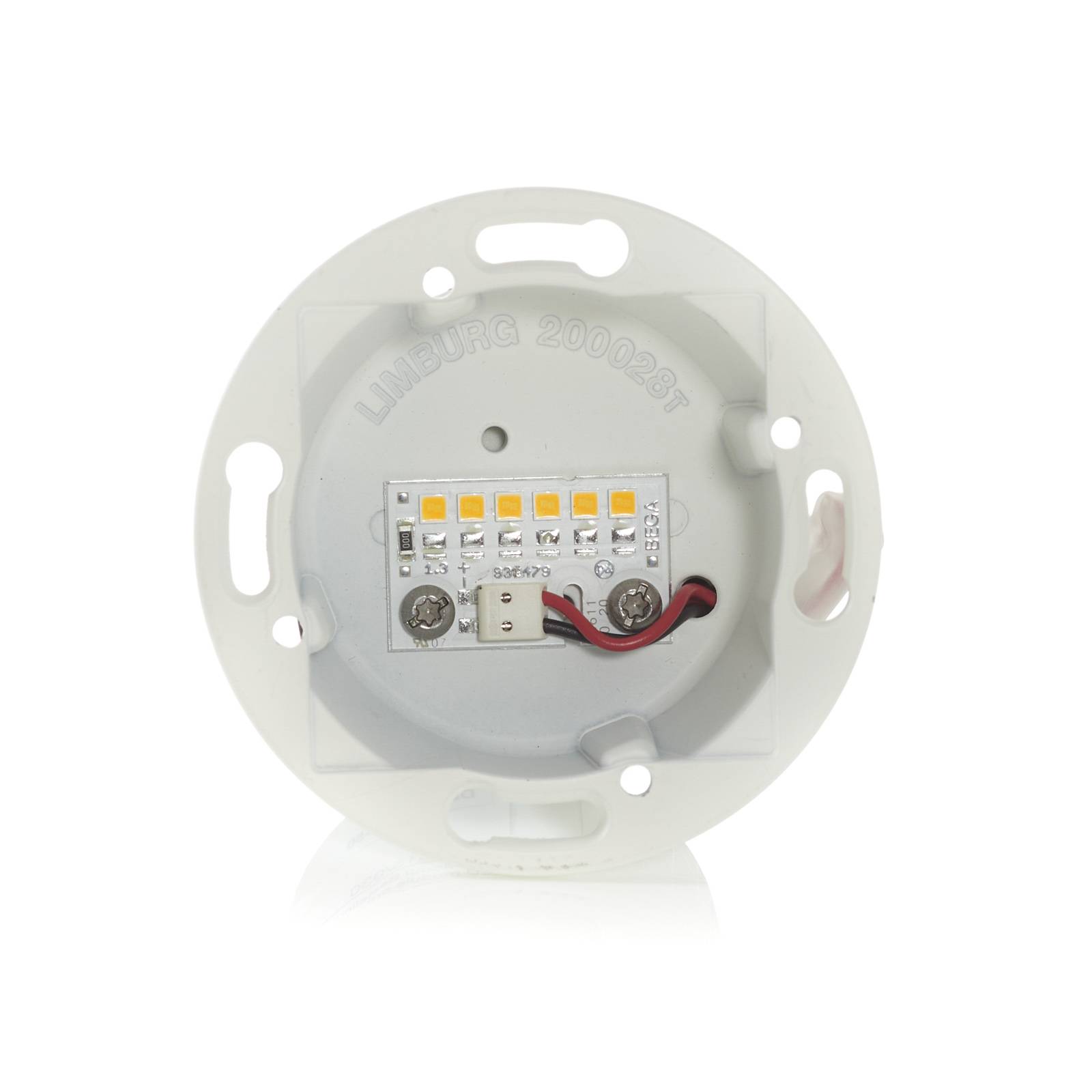 BEGA ACCENTA APPLIQUE RONDE CADRE BLANC 160 LM