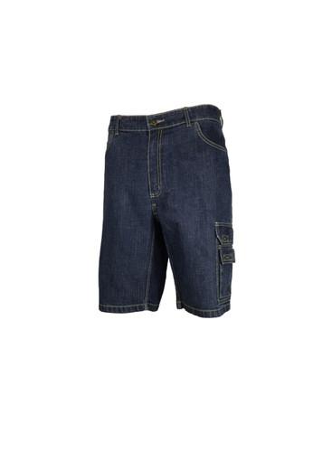 Bermuda de travail Jean's - Poches multiples - 91% coton, 8% polyester, 1% lycra_0