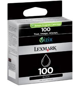 CARTOUCHE ENCRE LEXMARK N° 100 NOIRE