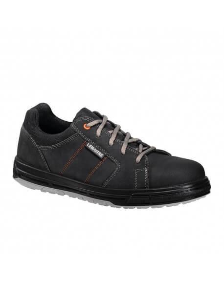 Chaussures de sécurité sneaker basses S3 - cuir pleine fleur noir hydrofuge - modèle CHA0015_0