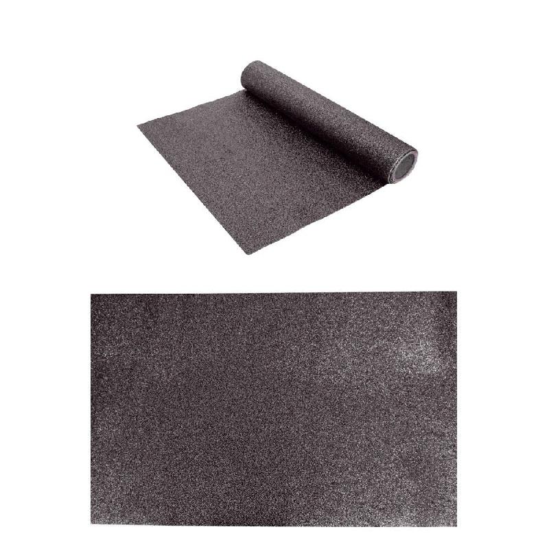Chemin de table paillettes premium noir 30cm x 5m_0