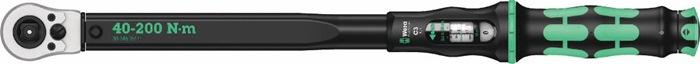Clé dynamométrique Click-Torque C 3 Push 1/2 po. 40-200 Nm - WERA - Serrage contrôlé avec précision ±3%_0