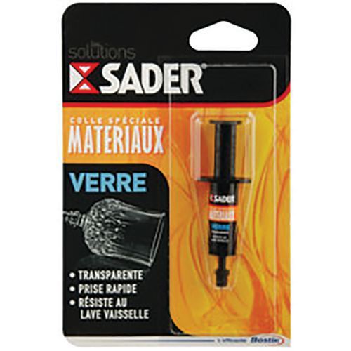 COLLE TRANSPARENTE ET RAPIDE DE 2ML POUR TOUS VERRES