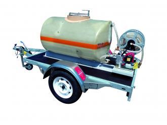 Cuve 2000 litres en polyester sur remorque routière homologuée - Ensemble complet - 307499_0