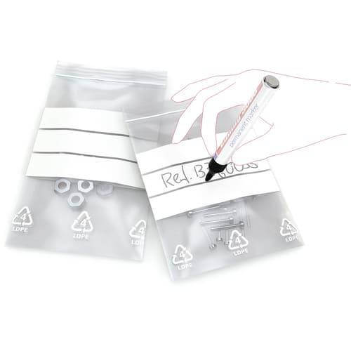 Sachet plastique à fermeture zip transparent 50μm 120 mm x 180 mm_0