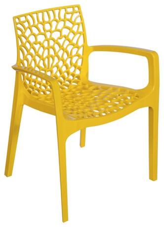 FAUTEUIL DE TERRASSE SAPHIR JAUNE