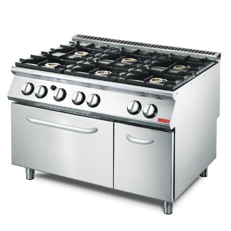 Fourneau 6 feux et four gaz 700 gm70/120cfg - PGN083_0