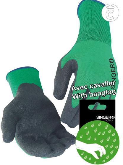 Gant de manutention en P.V.C C.F.T - Support polyamide sans couture - Jauge 15 - Cnymv15cftn_0