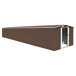Helloshop26 - Abri de jardin cabane cabanon maison de stockage remise extérieur hangar outils robuste 257 x 779 x 181 cm acier 02_0022281 - 300020853_0