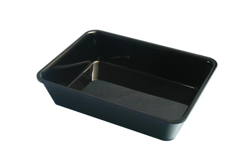 ITALCONCEPT L2G Plateau Rectangulaire Plexiglas Noir 60  x 280  x 210mm - 3616350041357_0