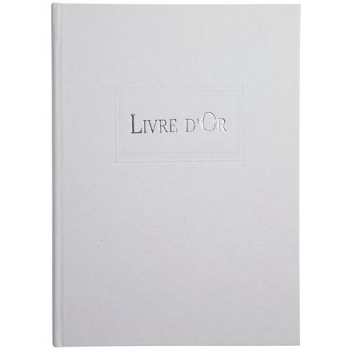 LIVRE D'OR CLASSIQUE DE 1M EN BLANC - LE DAUPHIN