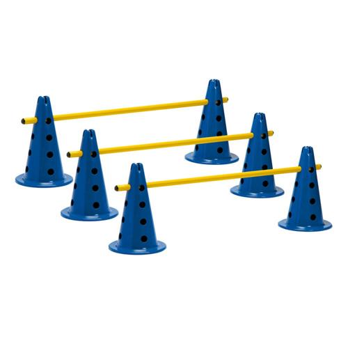 LOT 3 MINI-HAIES CONES 35CM HAUTEUR: 6-14-21-28 CM