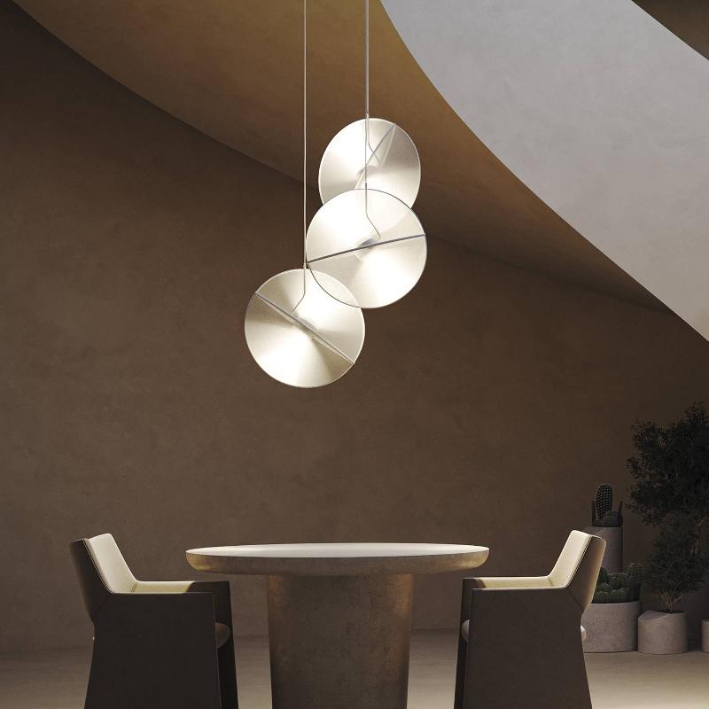 MAYTONI REFLEX SUSPENSION LED, ABAT-JOUR EN TISSU, 3FL.