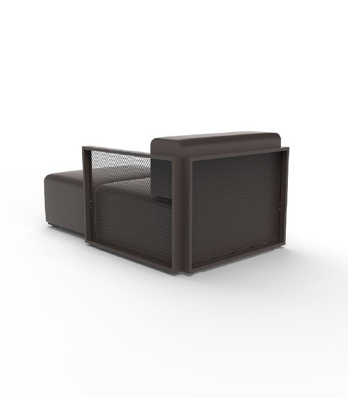 Module chaise-longue gauche THE FACTORY - brun_0