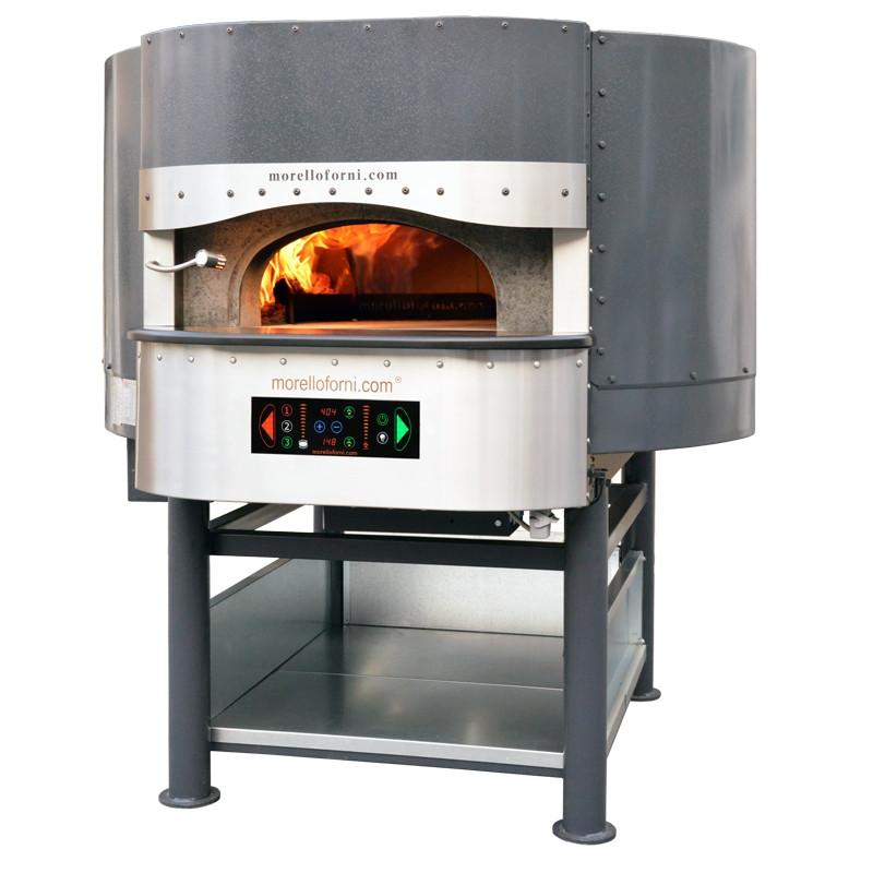 Morello forni - four rotatif hybride à bois/gaz 6 pizzas finition standard_0