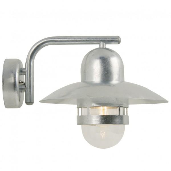 NIBE APPLIQUE MURALE ACIER GALVANISÉ ET VERRE E27 - NORDLUX 24981031