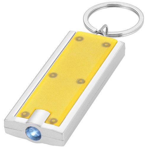Porte-clés avec lampe LED Castor - torche LED blanche lumineuse avec piles incluses_0