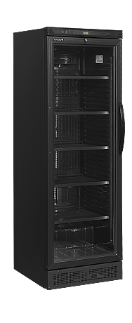 Réfrigérateur à boissons avec canopée LED - 345 L - Noir | Tefcold - CEV425BLACKL/H_0