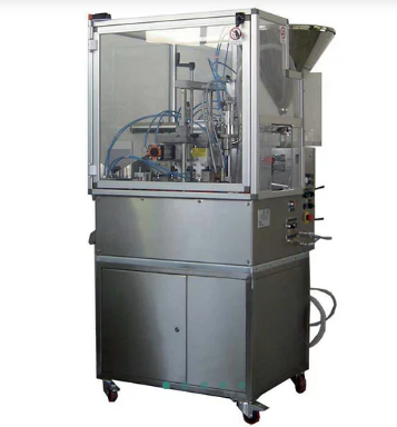Remplisseuse boucheuse de tubes plastiques ou métalliques pour produits semi liquides et pâteux -Cadence de 1500 à 6000 pièces /h_0