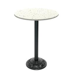 Restootab - Mange-debout style bistrot Ø70cm terrazzo cassata - blanc TB-VRSFF-R70M-TER.CAS_0