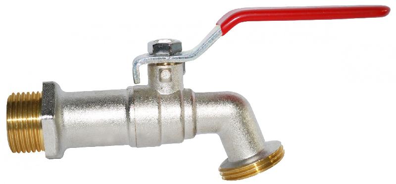 Robinet 1/4 tour - Raccord laiton chromé 20/27 et 15/21 mm - Boutté_0