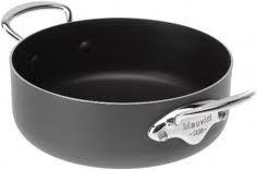 Rondeau avec couvercle Mauviel M'Stone3 - 28 cm - Revêtement anti-adhérent Éclipse+ - Aluminium anodisé noir - Compatible tous feux et four jusqu'à 250°C_0