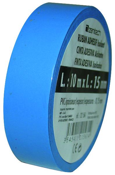 ROULEAU ADHESIF 15MM X 10M BLEU
