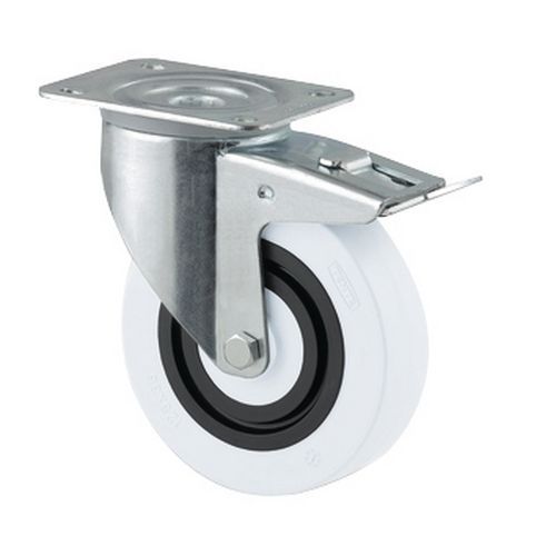 ROULETTE PIVOTANTE À FREIN À R HAUTEUR = 155MM - TENTE