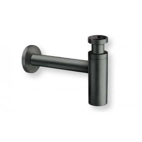 SIPHON LAVABO DROIT LUXE LAITON DESIGN 35 CM NOIR - CRISTINA ONDYNA MS3413