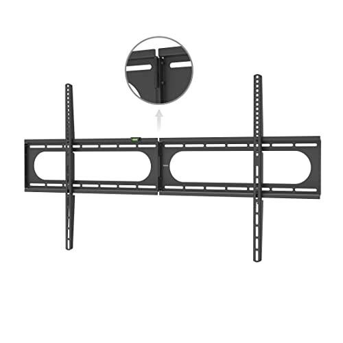 Support mural tv fix, ''strong'', 1100 x 600, 305 cm 120'', noir hama - 4047443487452_0