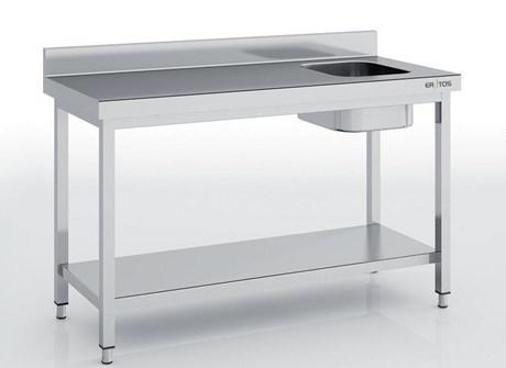 TABLE INOX CHEF SÉRIE 600 MCCD60-180DE LONGUEUR 180 CM