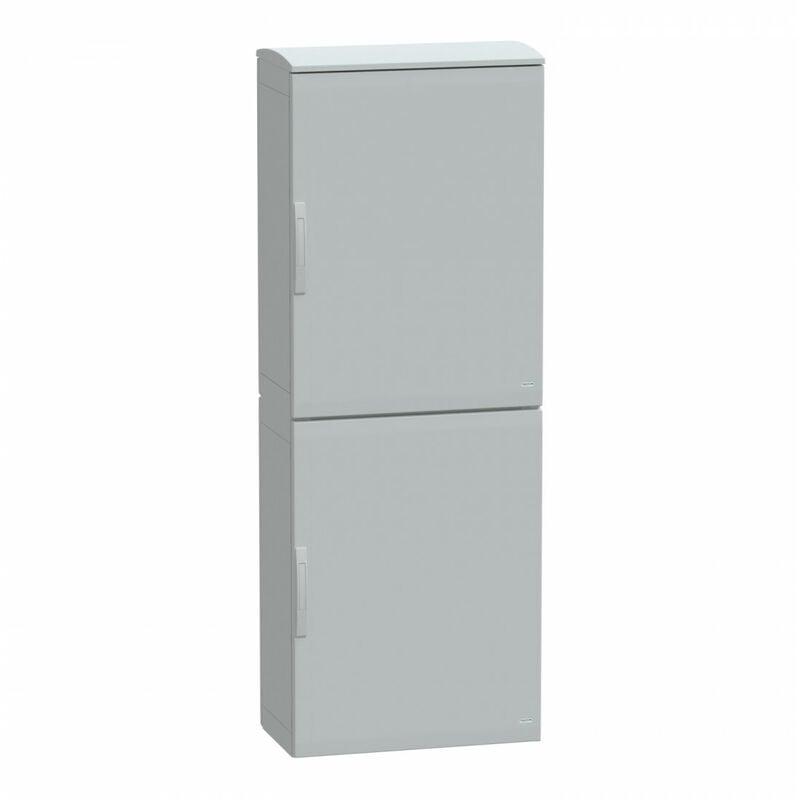 THALASSA PLA ARMOIRE POLYESTER 2000X750X420 IP65 VITRÉE RAL 7035