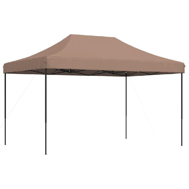 VidaXL Tente de réception pliable escamotable marron 440x292x315 cm Modèle AbriHabitat 322 - marron 4004964_0